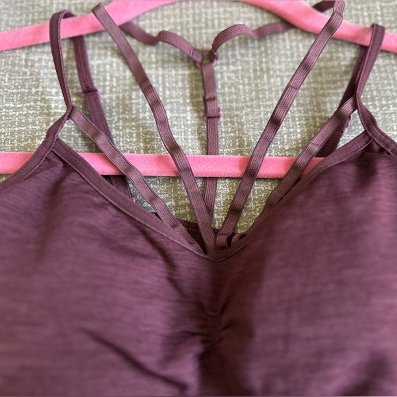 SWEATY BETTY Shanti Yoga Light Support Bra size medium in purple - Picture 6 of 11